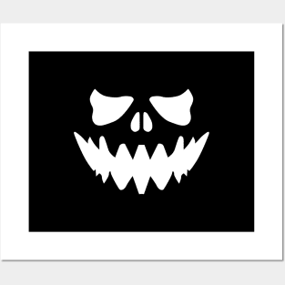 Scary face for halloween Posters and Art